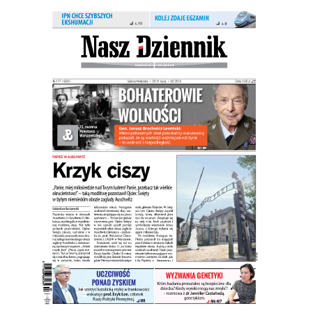 Nasz Dziennik z dnia 30.07.2016 wydanie PDF