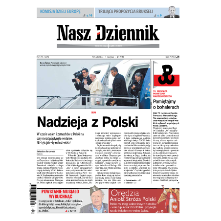 Nasz Dziennik z dnia 01.08.2016 wydanie PDF