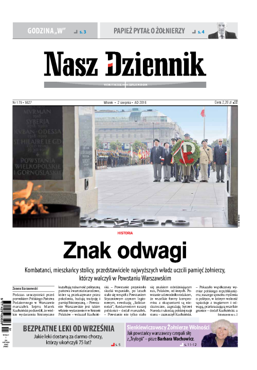 Nasz Dziennik z dnia 02.08.2016 wydanie PDF
