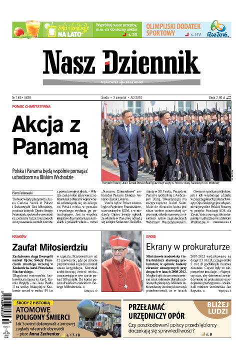 Nasz Dziennik z dnia 03.08.2016 wydanie PDF