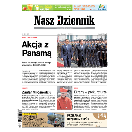Nasz Dziennik z dnia 03.08.2016 wydanie PDF