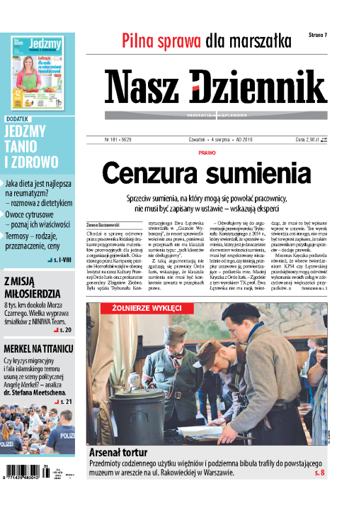 Nasz Dziennik z dnia 04.08.2016 wydanie PDF