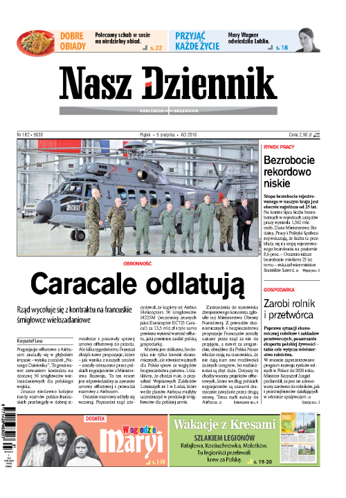 Nasz Dziennik z dnia 05.08.2016 wydanie PDF