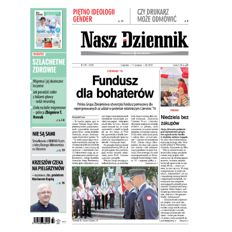 Nasz Dziennik z dnia 11.08.2016 wydanie PDF