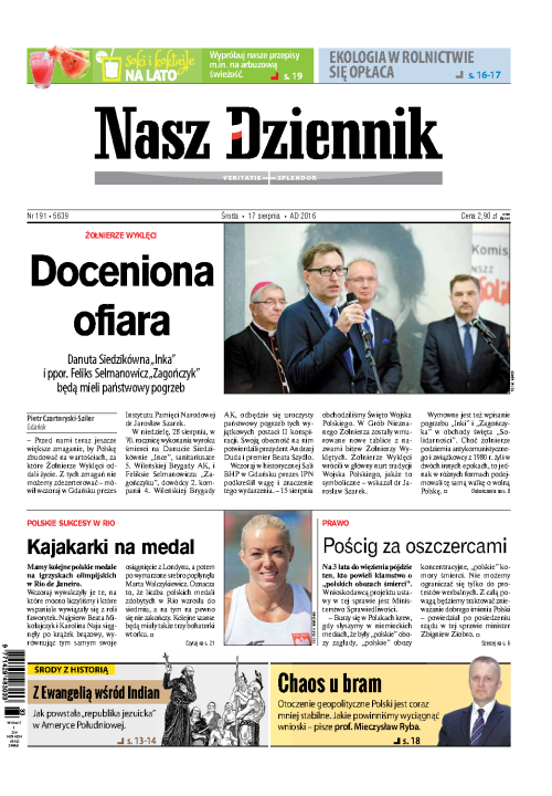 Nasz Dziennik z dnia 17.08.2016 wydanie PDF