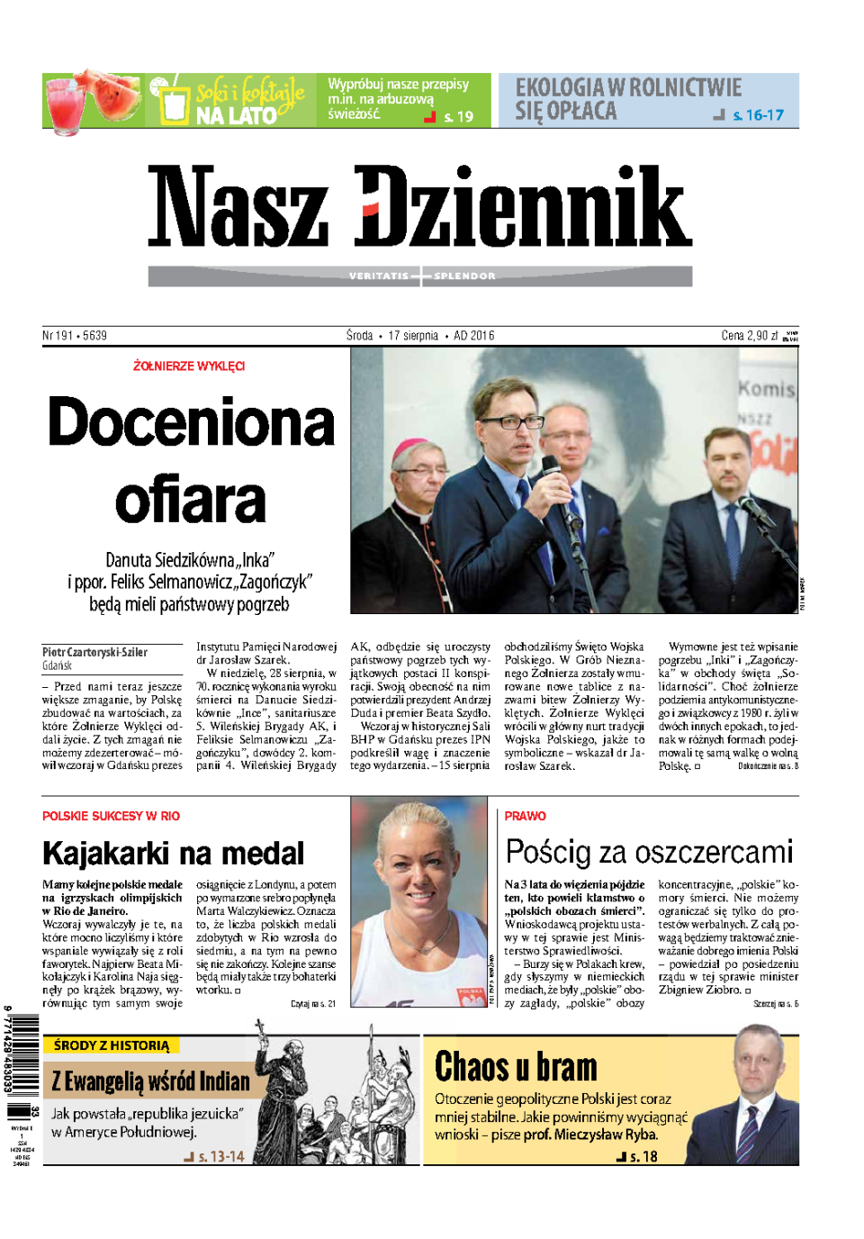 Nasz Dziennik z dnia 17.08.2016 wydanie PDF