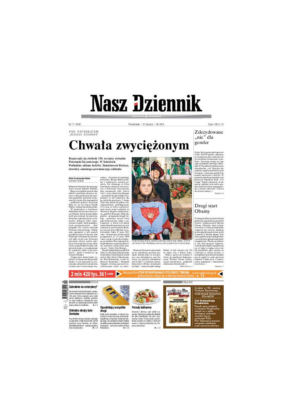 Nasz Dziennik z dnia 21.01.2013 wydanie PDF