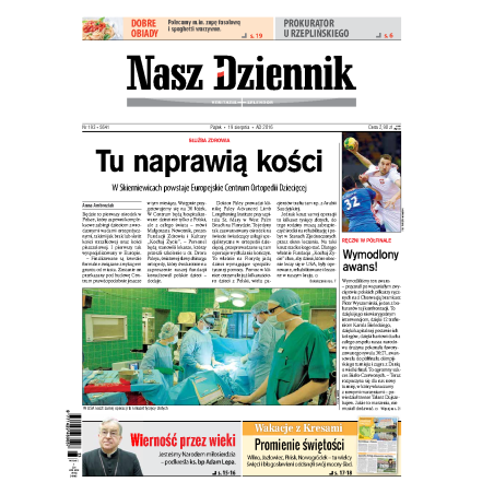 Nasz Dziennik z dnia 19.08.2016 wydanie PDF