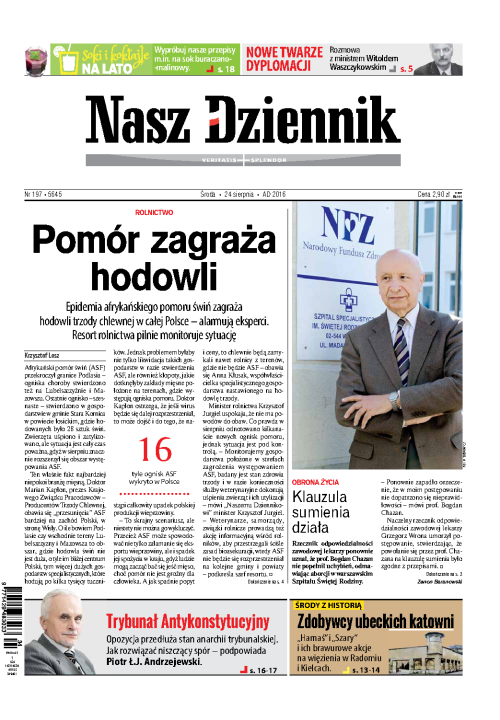 Nasz Dziennik z dnia 24.08.2016 wydanie PDF
