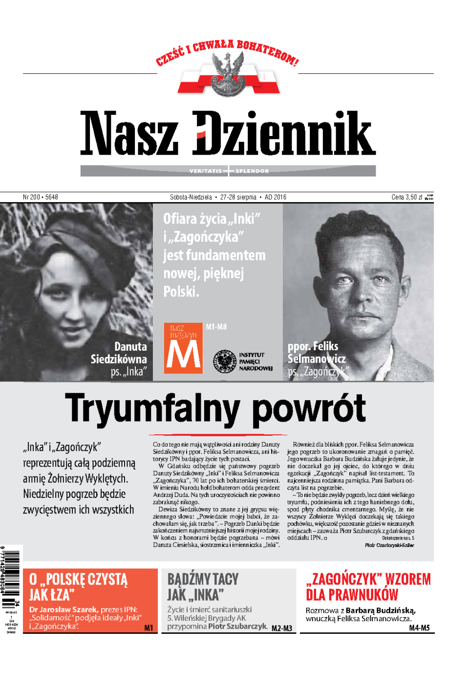 Nasz Dziennik z dnia 27.08.2016 wydanie PDF