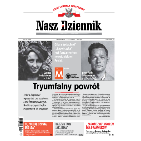 Nasz Dziennik z dnia 27.08.2016 wydanie PDF