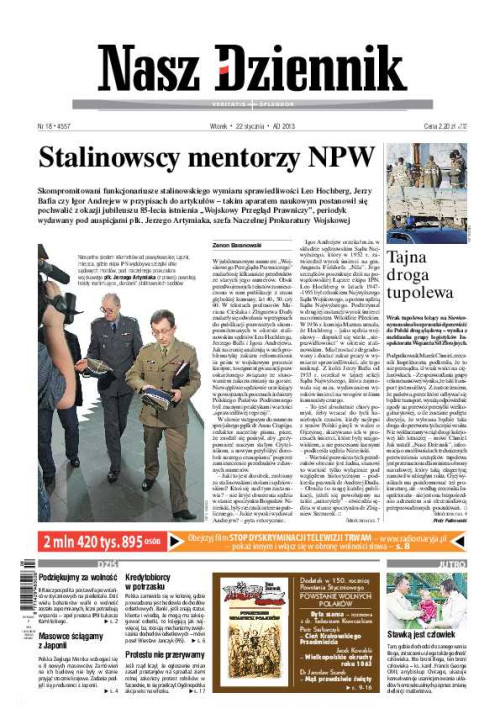Nasz Dziennik z dnia 22.01.2013 wydanie PDF