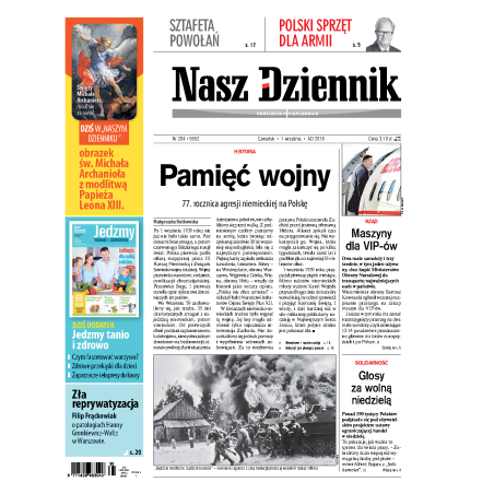 Nasz Dziennik z dnia 01.09.2016 wydanie PDF