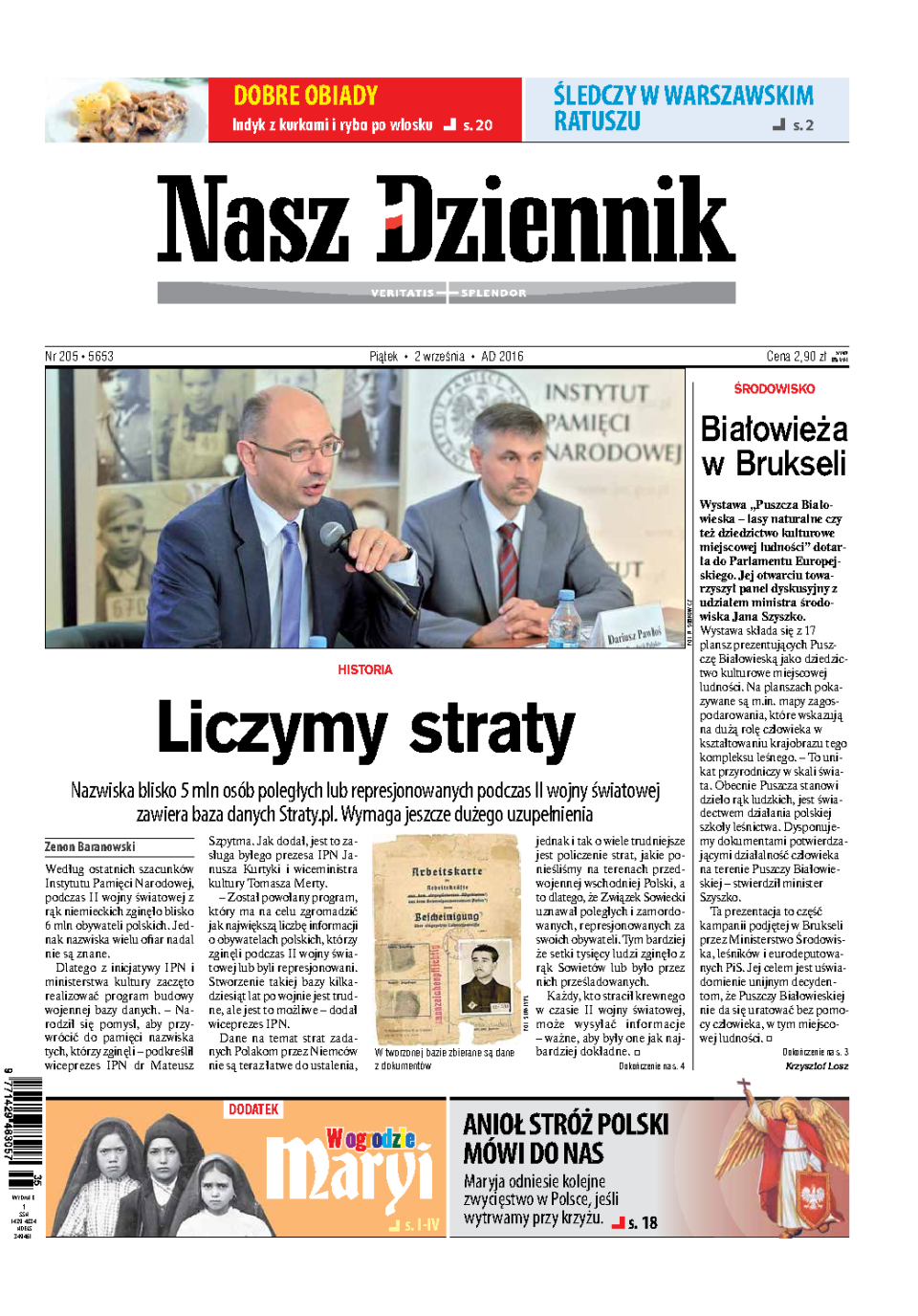 Nasz Dziennik z dnia 02.09.2016 wydanie PDF