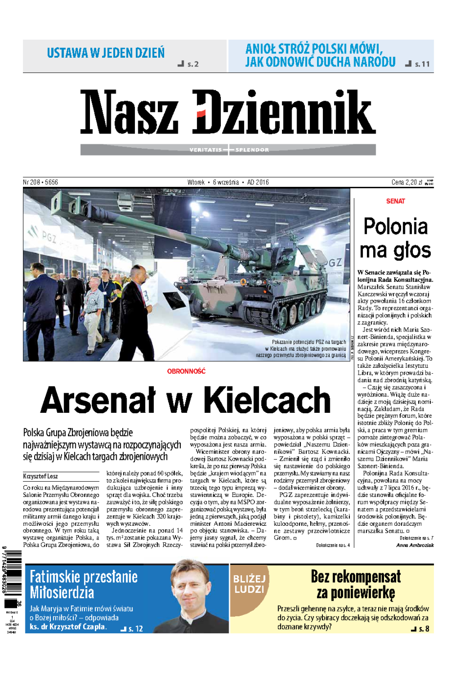 Nasz Dziennik z dnia 06.09.2016 wydanie PDF