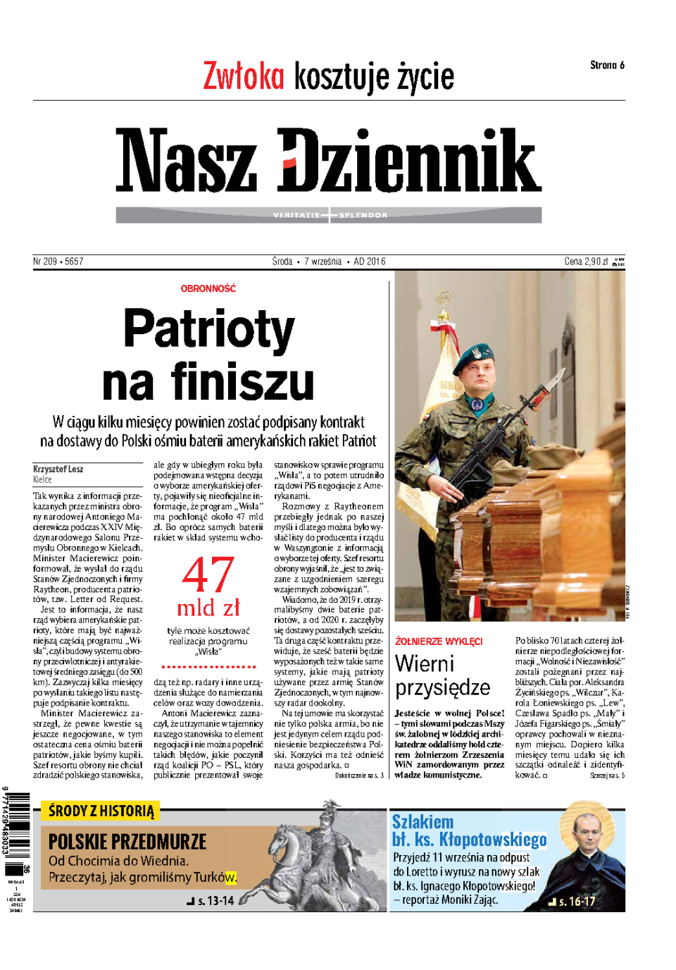 Nasz Dziennik z dnia 07.09.2016 wydanie PDF