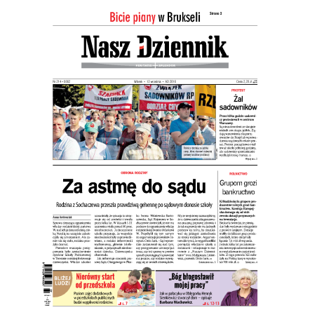 Nasz Dziennik z dnia 13.09.2016 wydanie PDF
