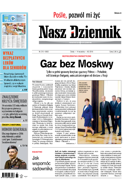 Nasz Dziennik z dnia 14.09.2016 wydanie PDF