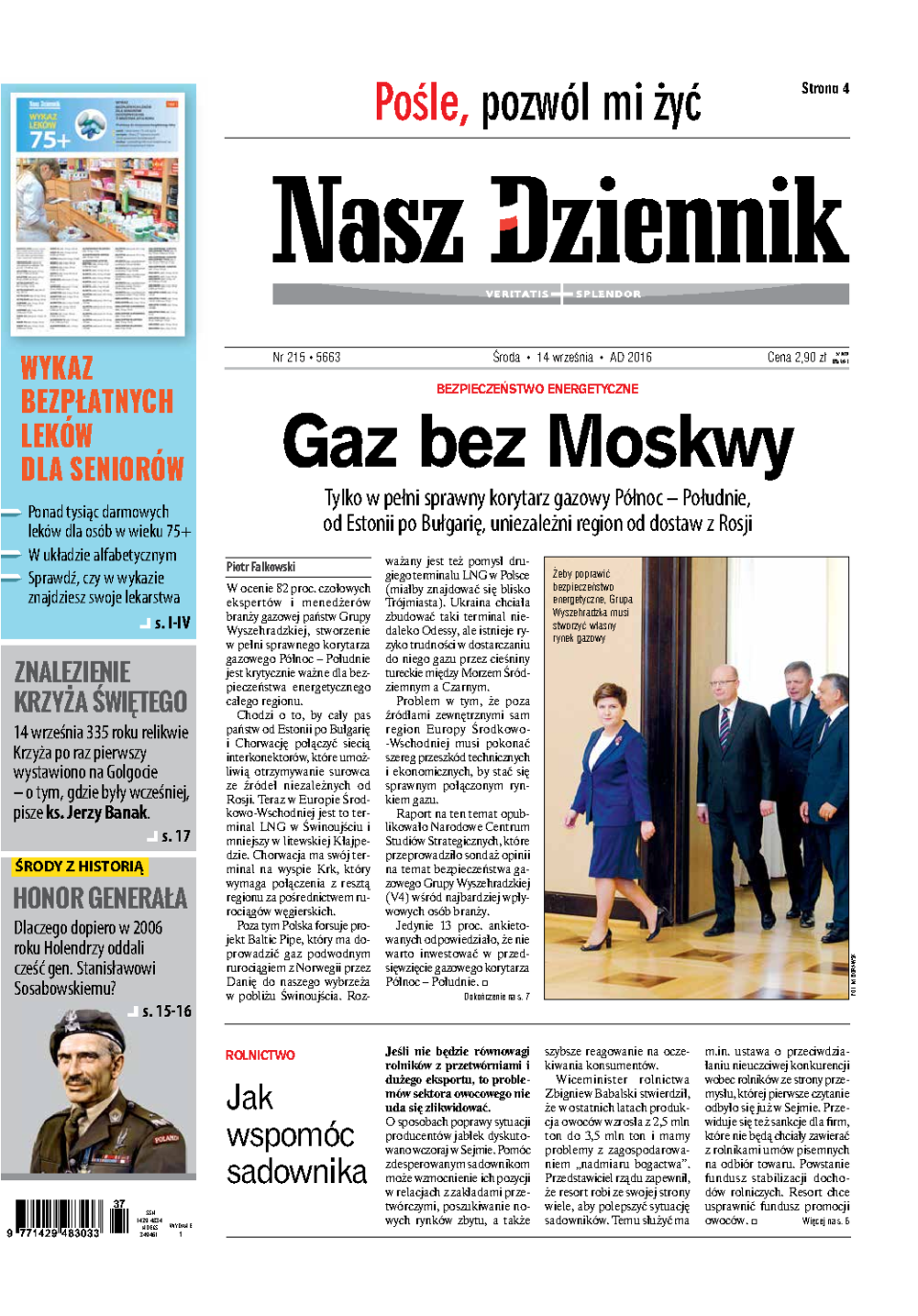 Nasz Dziennik z dnia 14.09.2016 wydanie PDF