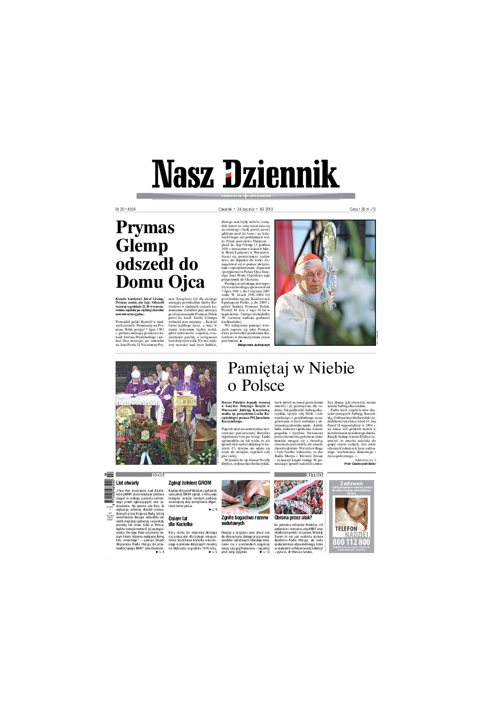 Nasz Dziennik z dnia 24.01.2013 wydanie PDF