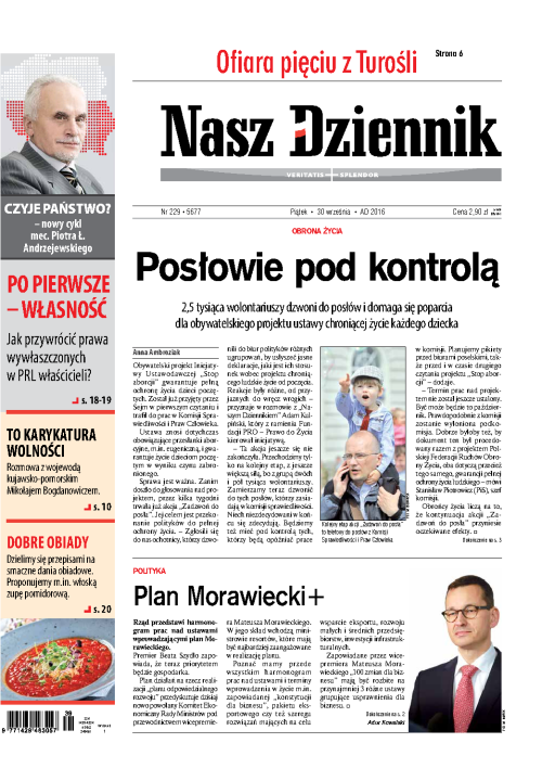 Nasz Dziennik z dnia 30.09.2016 wydanie PDF