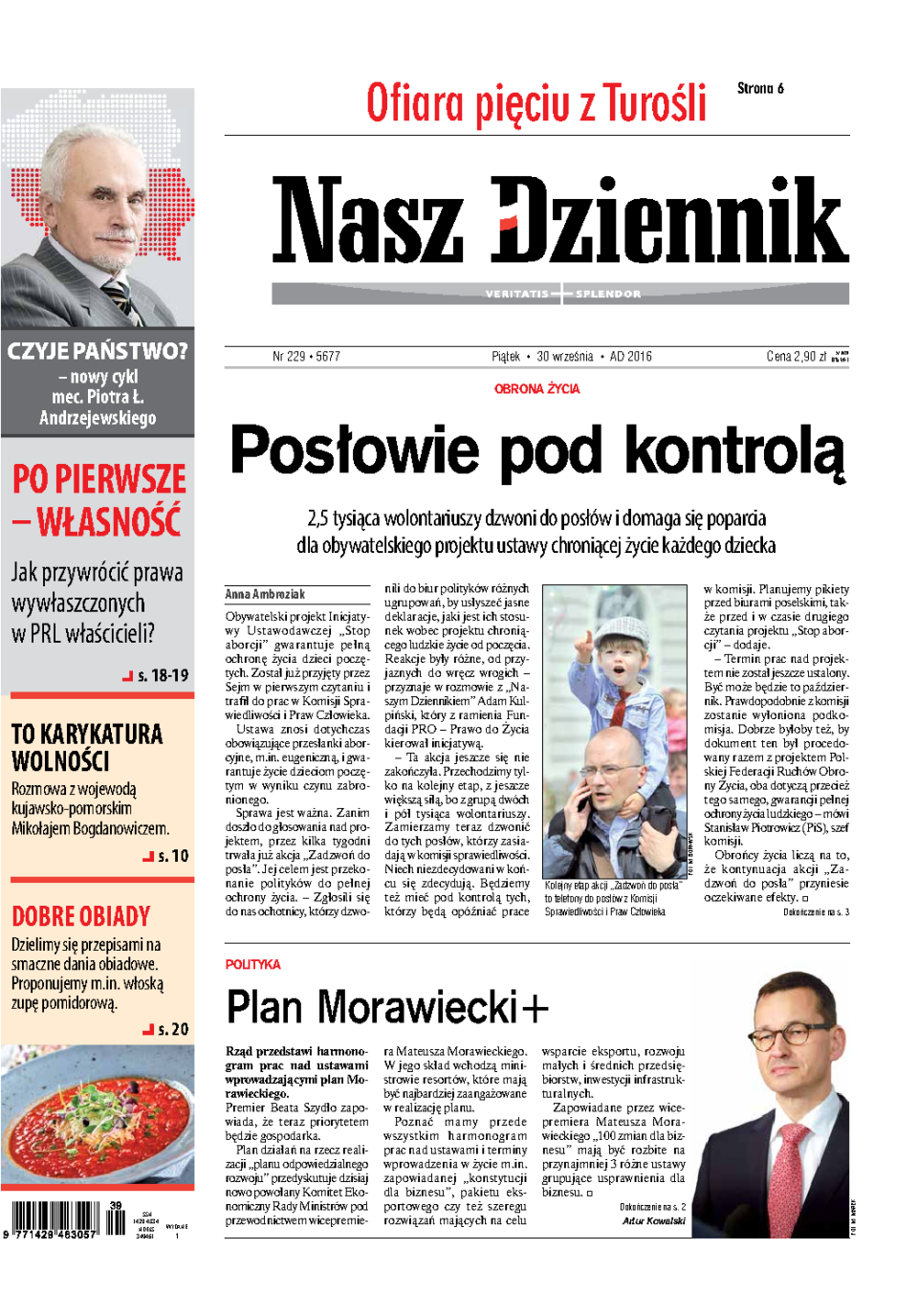Nasz Dziennik z dnia 30.09.2016 wydanie PDF