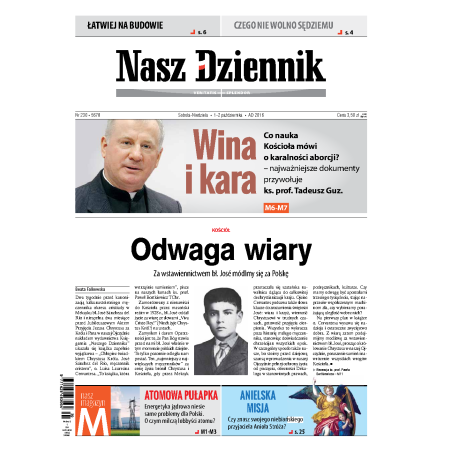 Nasz Dziennik z dnia 01.10.2016 wydanie PDF