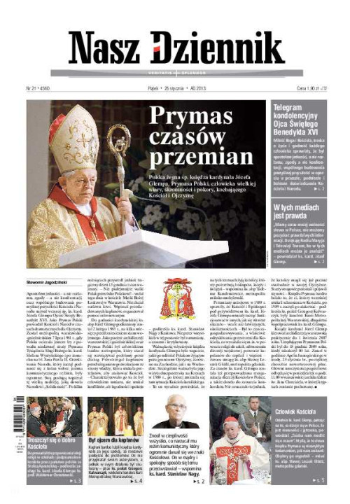 Nasz Dziennik z dnia 25.01.2013 wydanie PDF