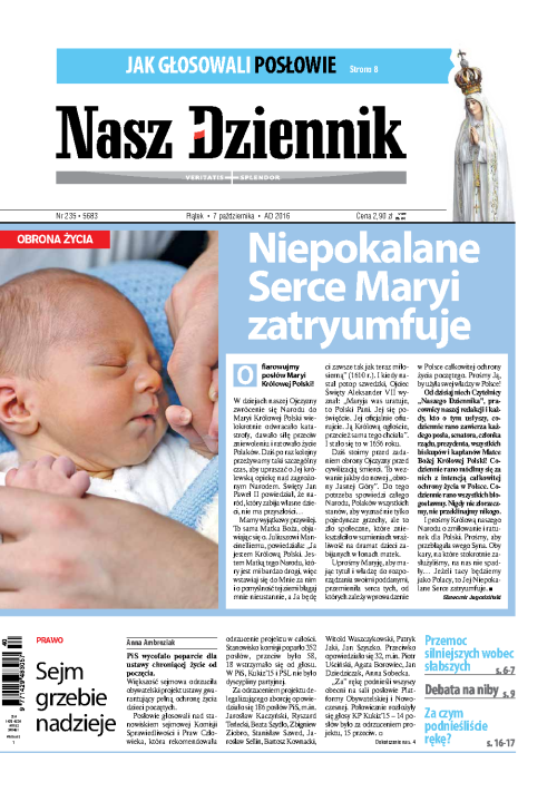 Nasz Dziennik z dnia 07.10.2016 wydanie PDF
