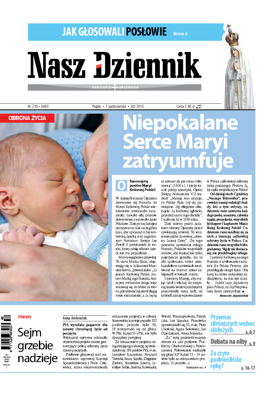 Nasz Dziennik z dnia 07.10.2016 wydanie PDF