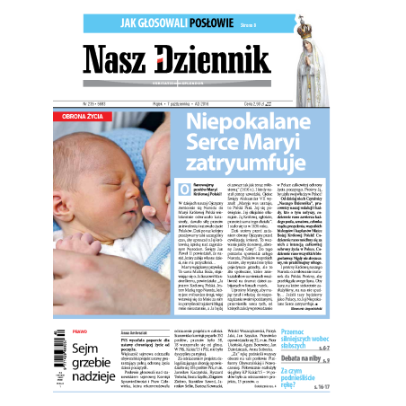 Nasz Dziennik z dnia 07.10.2016 wydanie PDF