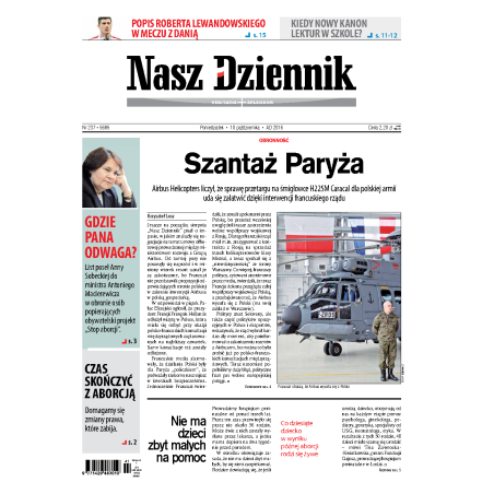 Nasz Dziennik z dnia 10.10.2016 wydanie PDF