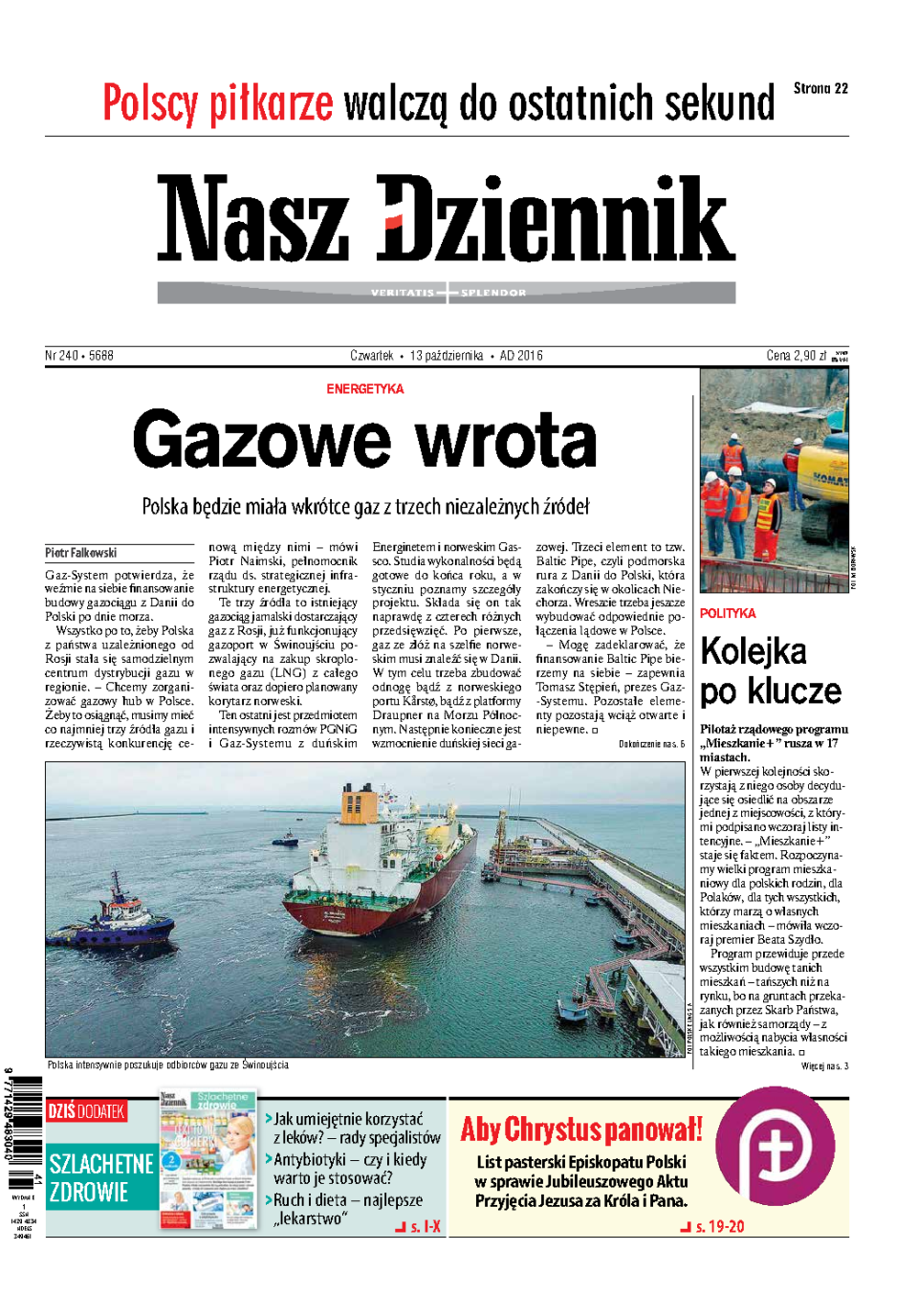 Nasz Dziennik z dnia 13.10.2016 wydanie PDF