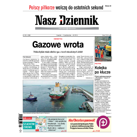 Nasz Dziennik z dnia 13.10.2016 wydanie PDF