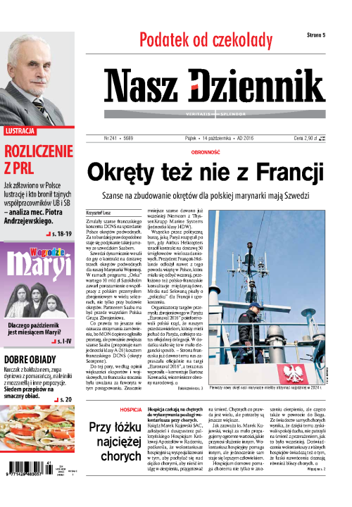 Nasz Dziennik z dnia 14.10.2016 wydanie PDF