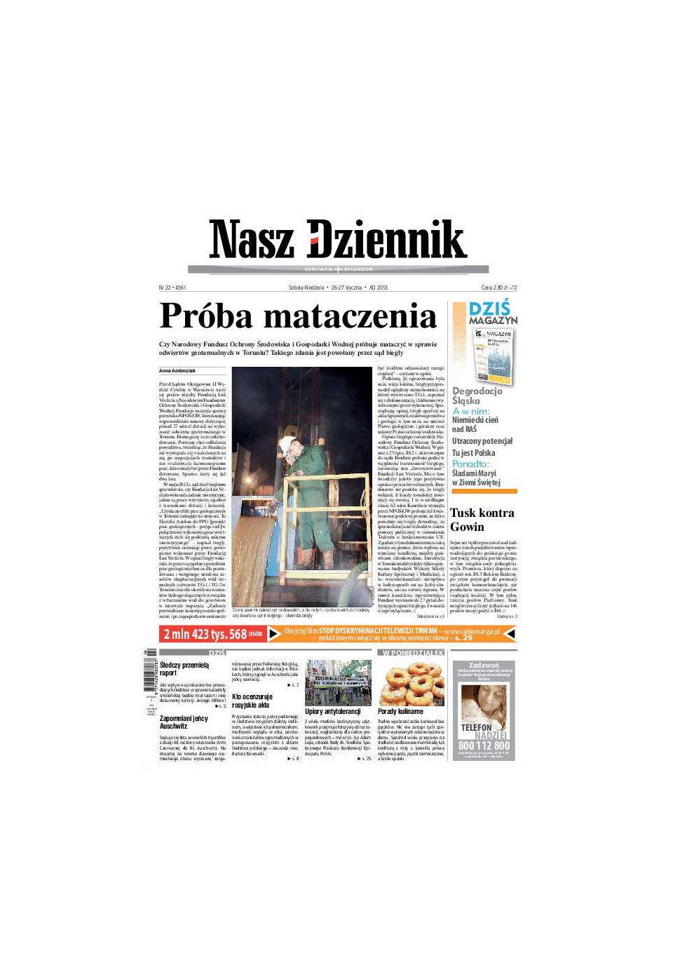 Nasz Dziennik z dnia 26.01.2013 wydanie PDF