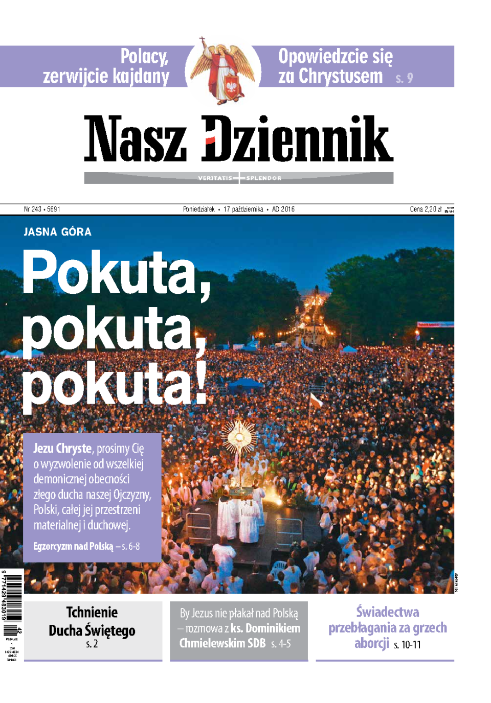 Nasz Dziennik z dnia 17.10.2016 wydanie PDF