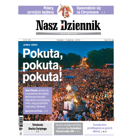 Nasz Dziennik z dnia 17.10.2016 wydanie PDF