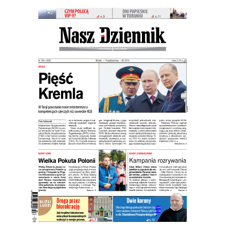 Nasz Dziennik z dnia 18.10.2016 wydanie PDF