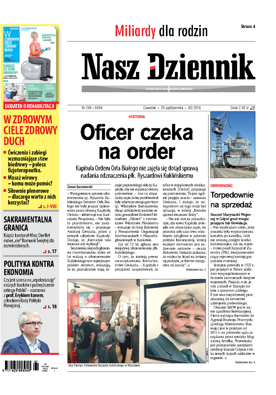 Nasz Dziennik z dnia 20.10.2016 wydanie PDF