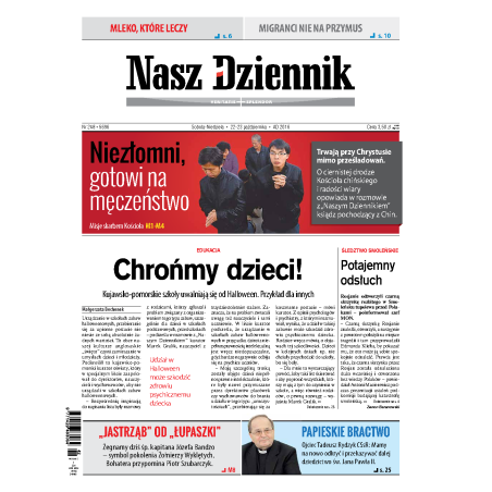 Nasz Dziennik z dnia 22.10.2016 wydanie PDF