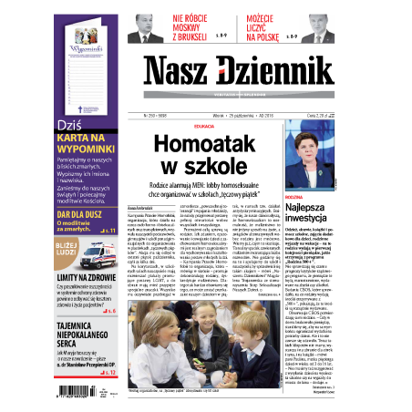 Nasz Dziennik z dnia 25.10.2016 wydanie PDF