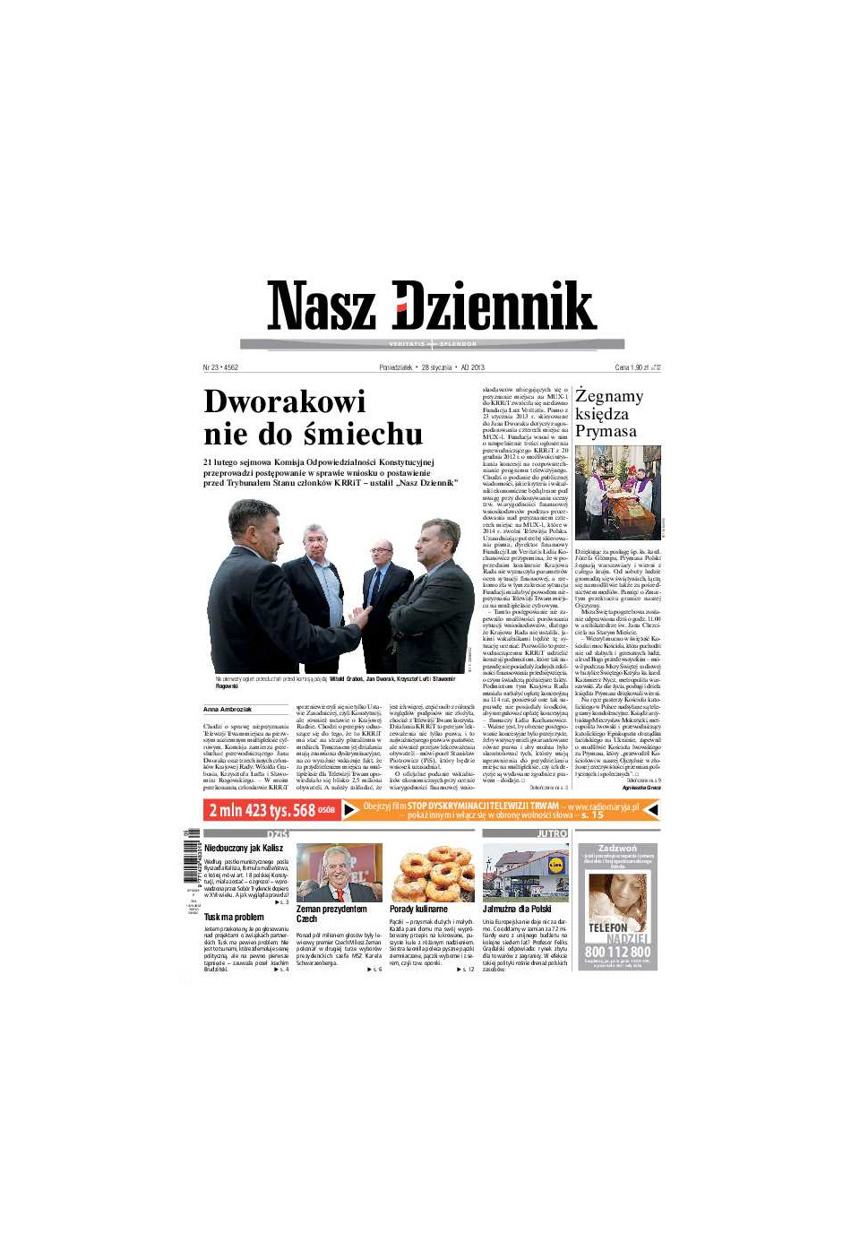 Nasz Dziennik z dnia 28.01.2013 wydanie PDF