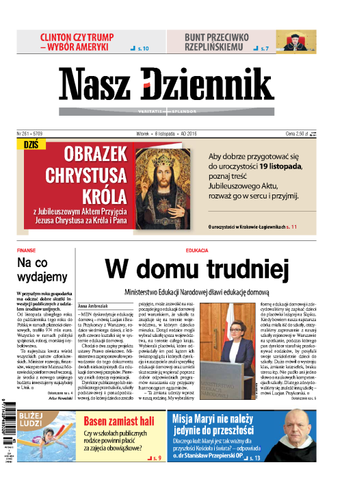Nasz Dziennik z dnia 08.11.2016 wydanie PDF