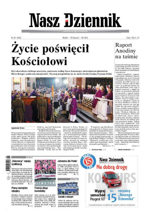 Nasz Dziennik z dnia 29.01.2013 wydanie PDF