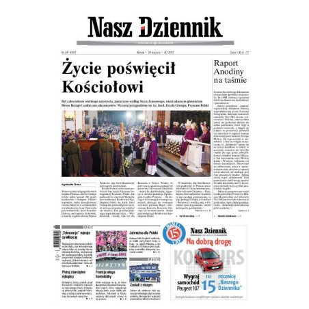 Nasz Dziennik z dnia 29.01.2013 wydanie PDF
