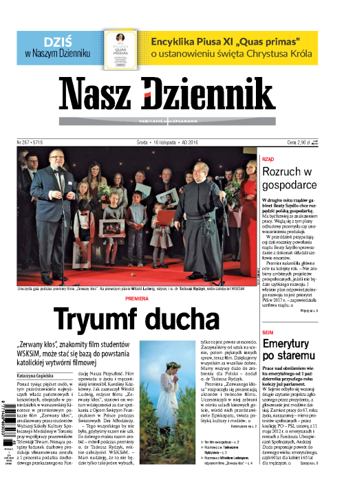 Nasz Dziennik z dnia 16.11.2016 wydanie PDF