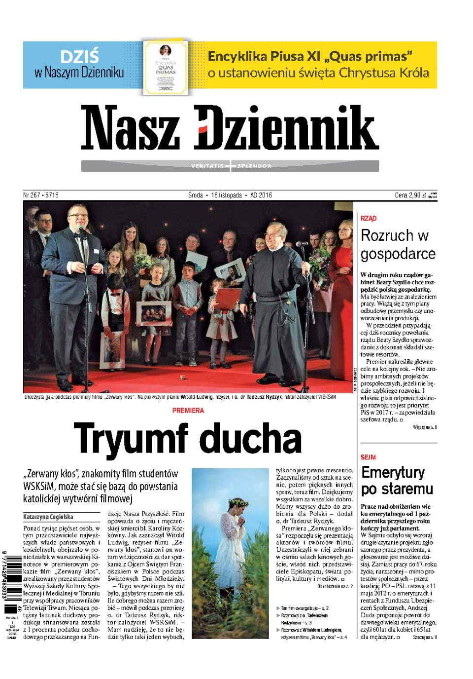 Nasz Dziennik z dnia 16.11.2016 wydanie PDF