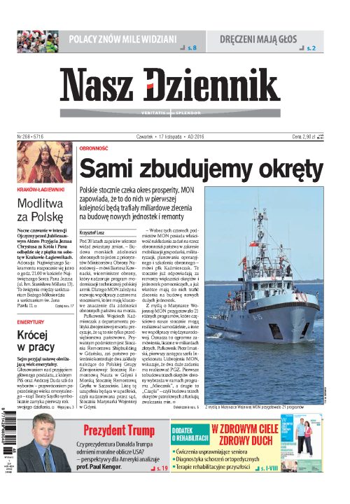 Nasz Dziennik z dnia 17.11.2016 wydanie PDF