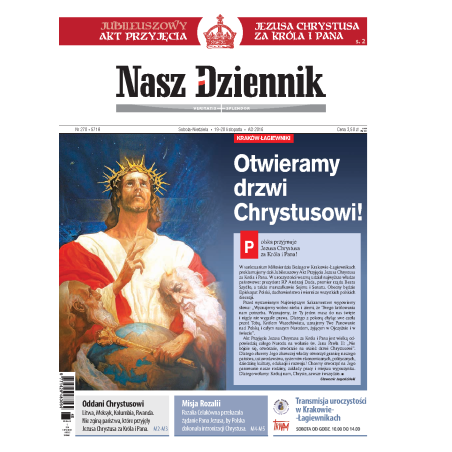 Nasz Dziennik z dnia 19.11.2016 wydanie PDF